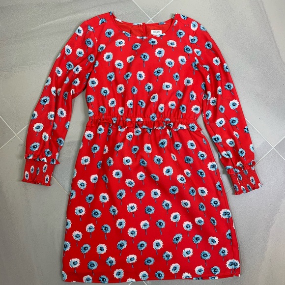 J. crew Factory Floral Dress Long Sleeves - Picture 8 of 11